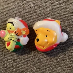 Winnie the Pooh and Tigger Christmas Light Covers